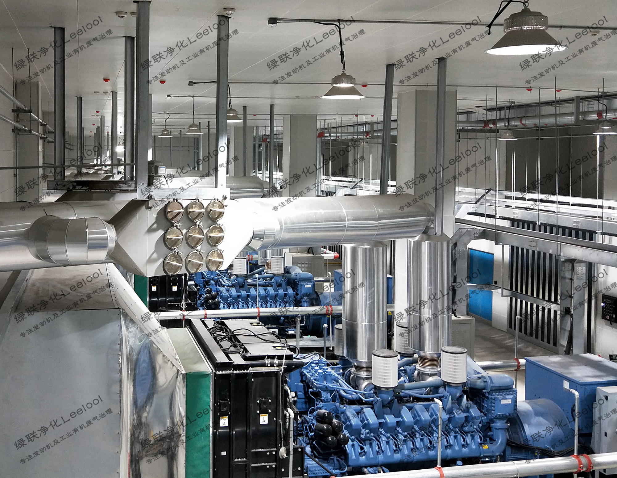 備用柴油發電機組干式黑煙凈化器