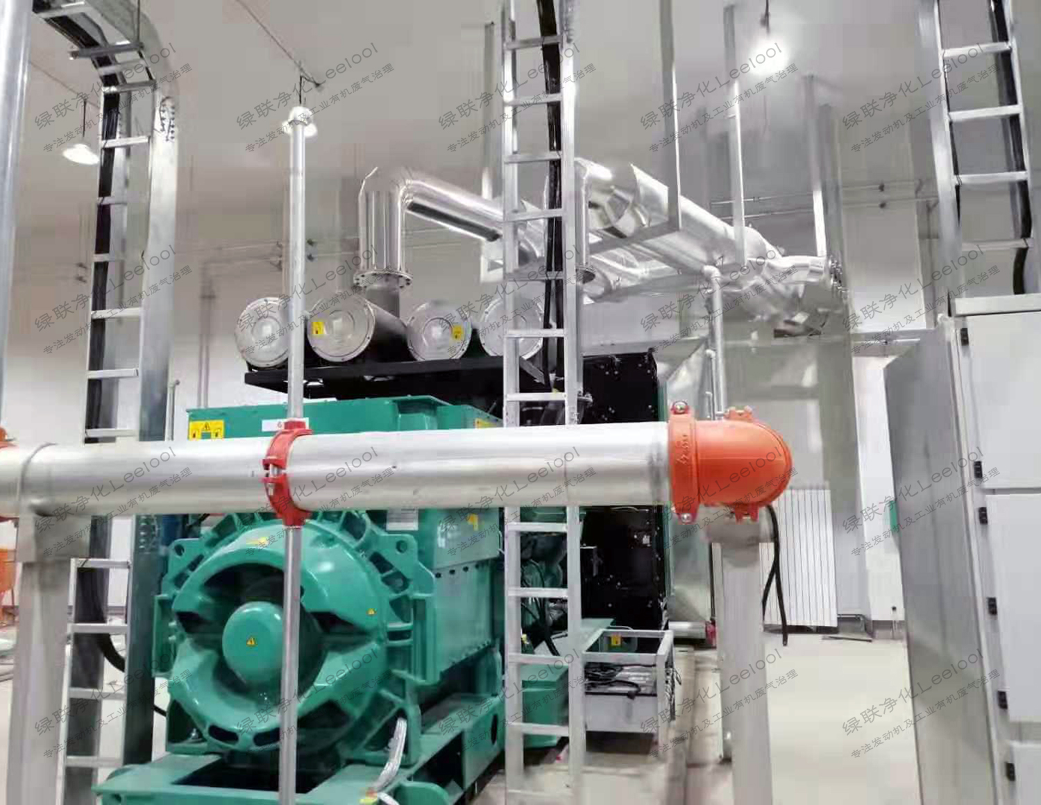 機場備用柴油發電機黑煙過濾設備