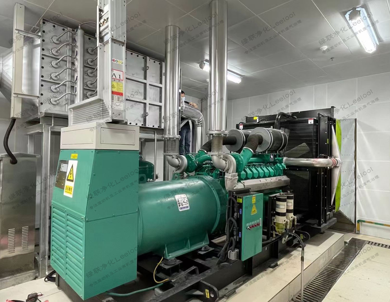 卡特彼勒沼氣發(fā)電機(jī)尾氣氮氧化物處理