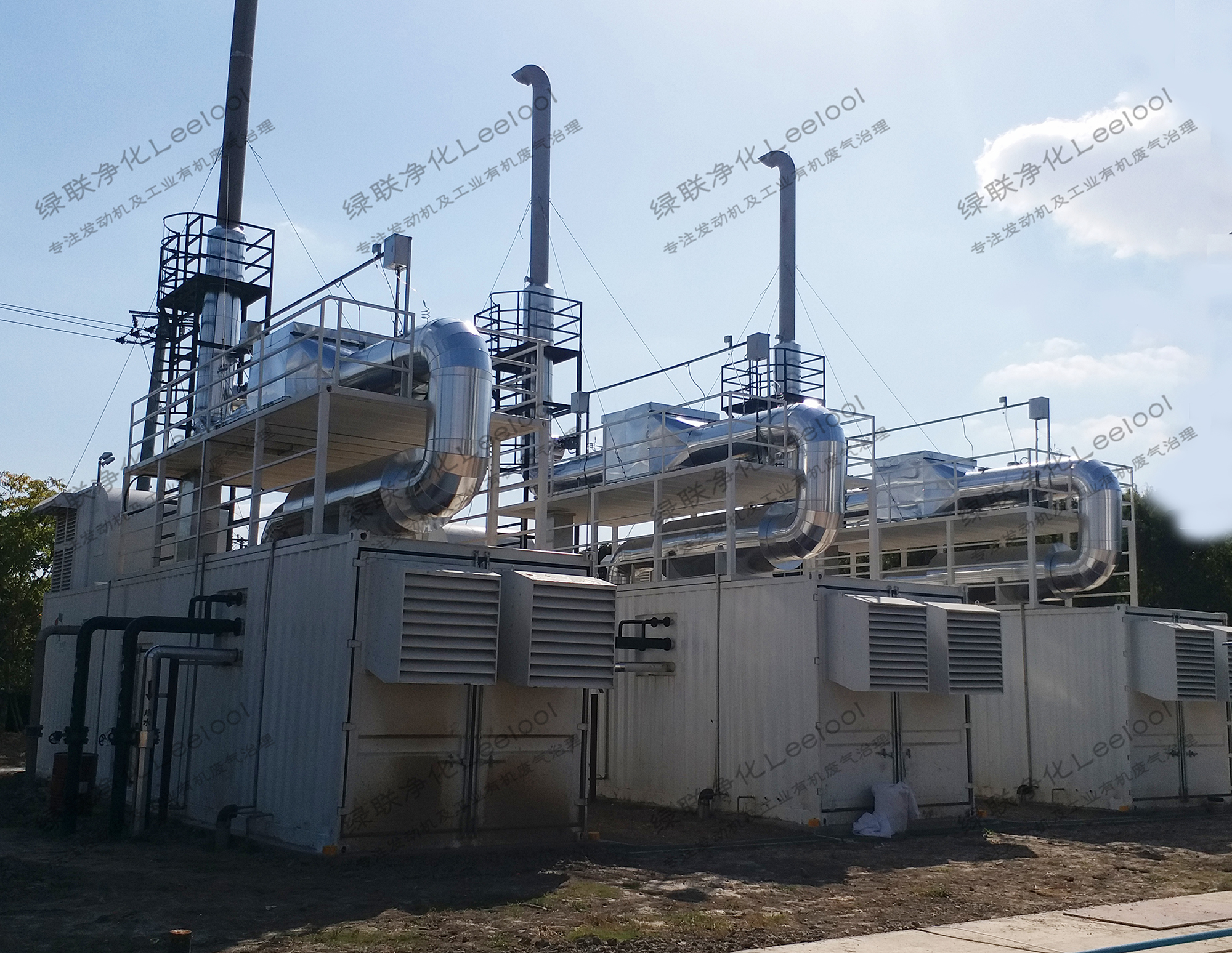 大型畜牧場沼氣發電機組氮氧化物治理